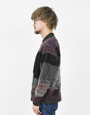 
                  
                    Load image into Gallery viewer, Patchwork Chunky Pullover / KBAF354M
                  
                