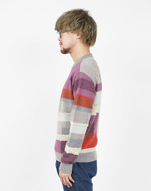 
                  
                    Load image into Gallery viewer, Block Pattern Fancy Pullover / KBAF355M
                  
                