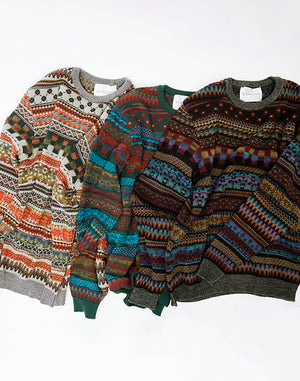 
                  
                    Load image into Gallery viewer, Colourful Mix Jacquard Pullover 2022 / BBF21601UA
                  
                