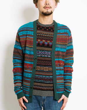 
                  
                    Load image into Gallery viewer, Colourful Mix jacquard Cardigan2022 / BBF21602UA
                  
                