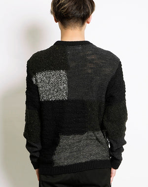 
                  
                    Load image into Gallery viewer, Patchwork Chunky Pullover 2022 / BBF21604UA
                  
                