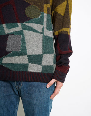 
                  
                    Load image into Gallery viewer, Multi Colour Intarsia Pullover / BBF21605UA
                  
                