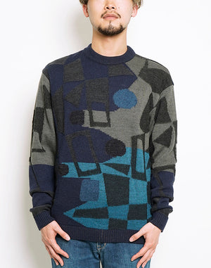 
                  
                    Load image into Gallery viewer, Multi Colour Intarsia Pullover / BBF21605UA
                  
                