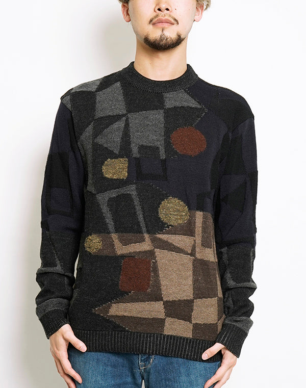 
                  
                    Load image into Gallery viewer, Multi Colour Intarsia Pullover / BBF21605UA
                  
                