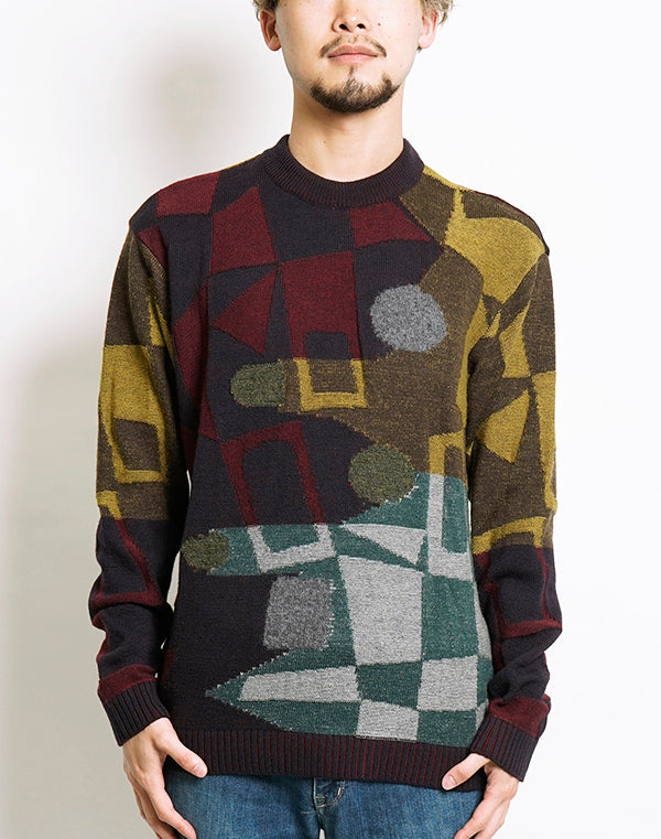 
                  
                    Load image into Gallery viewer, Multi Colour Intarsia Pullover / BBF21605UA
                  
                