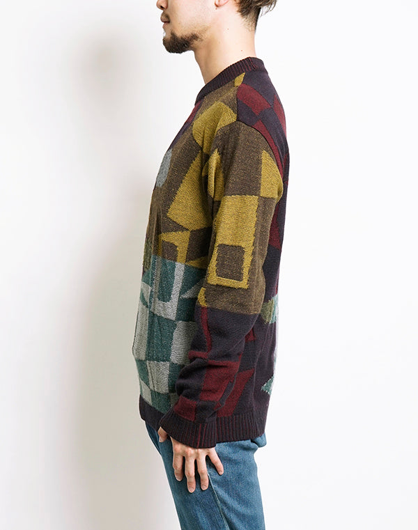 
                  
                    Load image into Gallery viewer, Multi Colour Intarsia Pullover / BBF21605UA
                  
                