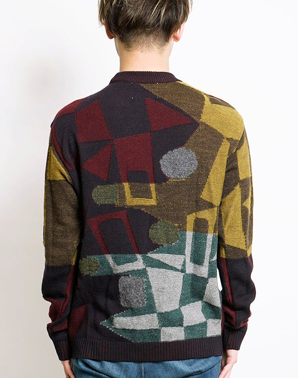 
                  
                    Load image into Gallery viewer, Multi Colour Intarsia Pullover / BBF21605UA
                  
                