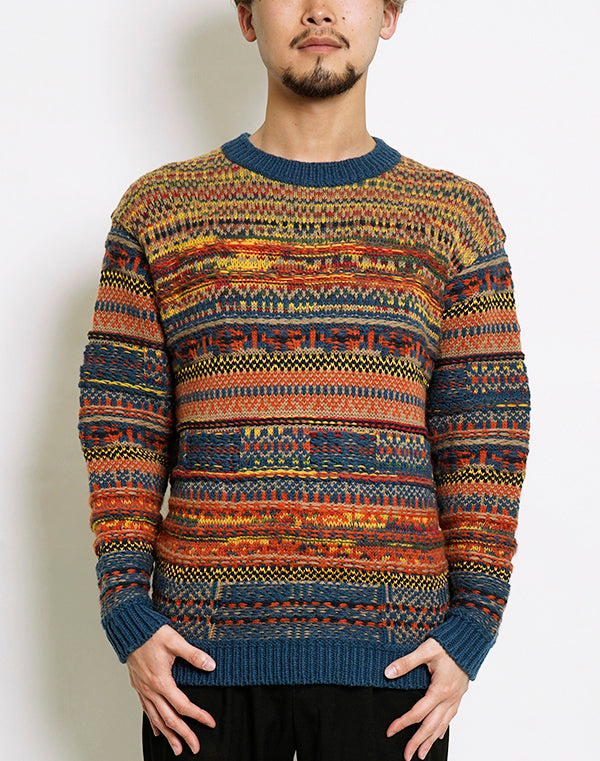 
                  
                    Load image into Gallery viewer, Fancy Jacquard Pullover / BBF21607UA
                  
                