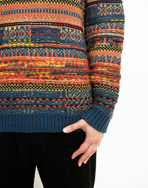 
                  
                    Load image into Gallery viewer, Fancy Jacquard Pullover / BBF21607UA
                  
                