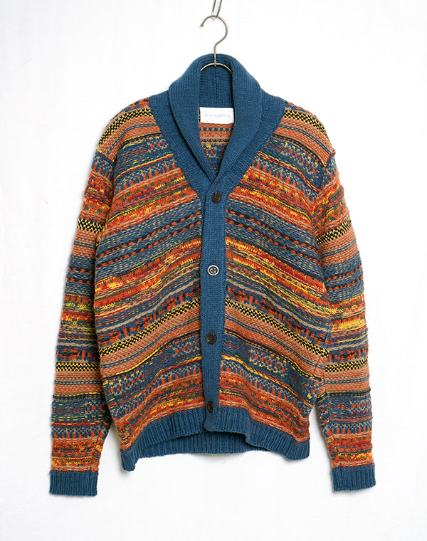 
                  
                    Load image into Gallery viewer, Fancy Jacquard Shawl Cardigan / BBF21606UA
                  
                