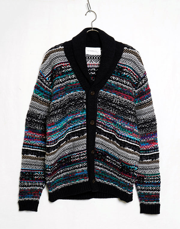 
                  
                    Load image into Gallery viewer, Fancy Jacquard Shawl Cardigan / BBF21606UA
                  
                