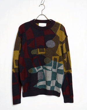 
                  
                    Load image into Gallery viewer, Multi Colour Intarsia Pullover / BBF21605UA
                  
                