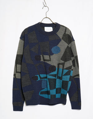 
                  
                    Load image into Gallery viewer, Multi Colour Intarsia Pullover / BBF21605UA
                  
                