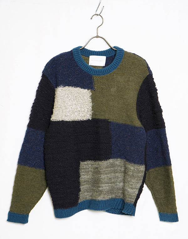 
                  
                    Load image into Gallery viewer, Patchwork Chunky Pullover 2022 / BBF21604UA
                  
                