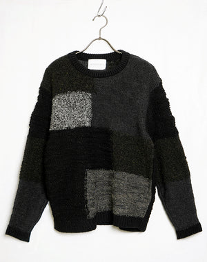 
                  
                    Load image into Gallery viewer, Patchwork Chunky Pullover 2022 / BBF21604UA
                  
                