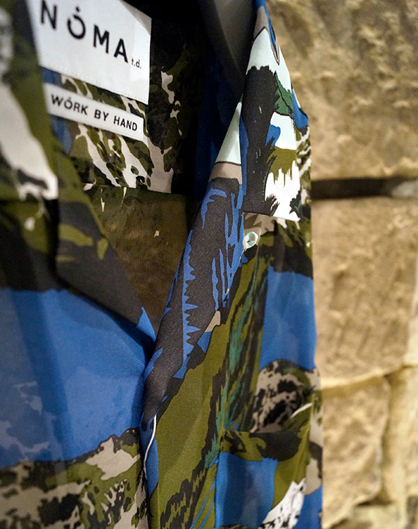 
                  
                    Load image into Gallery viewer, NOMARHYTHM TEXTILE - Chiffon LAND SCAPE Shirt / 311846222004
                  
                