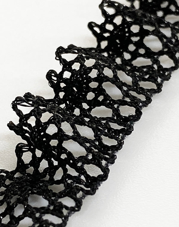 
                  
                    Load image into Gallery viewer, 16-06 / メタリックフリルレース / 1.5cm巾 / FC-0343
                  
                