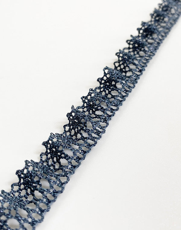 
                  
                    Load image into Gallery viewer, 16-06 / メタリックフリルレース / 1.5cm巾 / FC-0343
                  
                