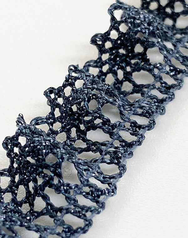 
                  
                    Load image into Gallery viewer, 16-06 / メタリックフリルレース / 1.5cm巾 / FC-0343
                  
                