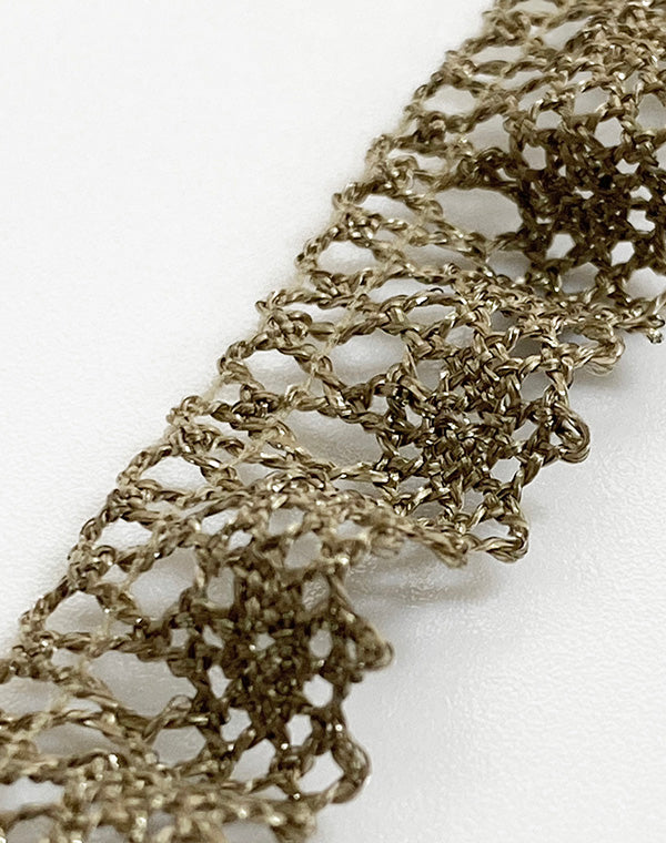 
                  
                    Load image into Gallery viewer, 16-06 / メタリックフリルレース / 1.5cm巾 / FC-0343
                  
                