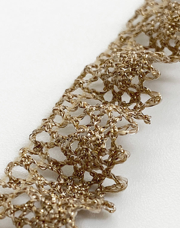 
                  
                    Load image into Gallery viewer, 16-06 / メタリックフリルレース / 1.5cm巾 / FC-0343
                  
                