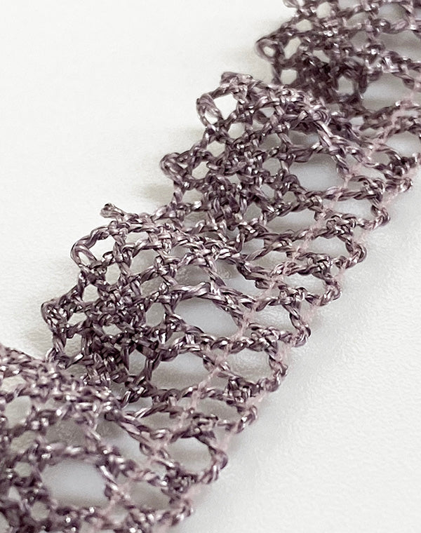 
                  
                    Load image into Gallery viewer, 16-06 / メタリックフリルレース / 1.5cm巾 / FC-0343
                  
                