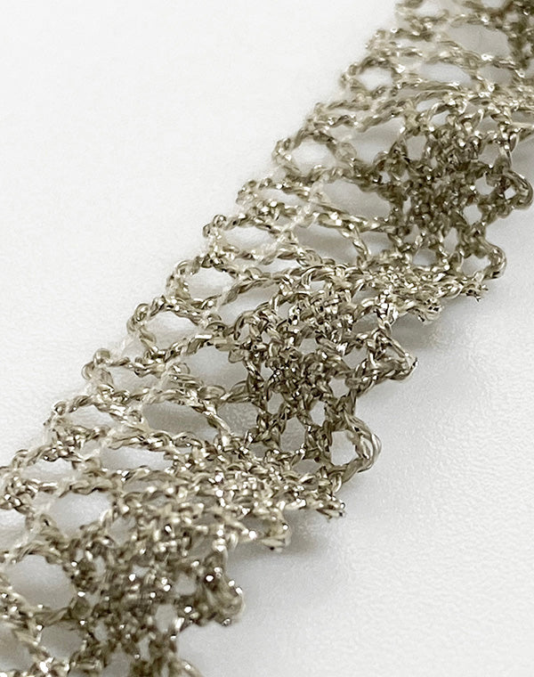 
                  
                    Load image into Gallery viewer, 16-06 / メタリックフリルレース / 1.5cm巾 / FC-0343
                  
                