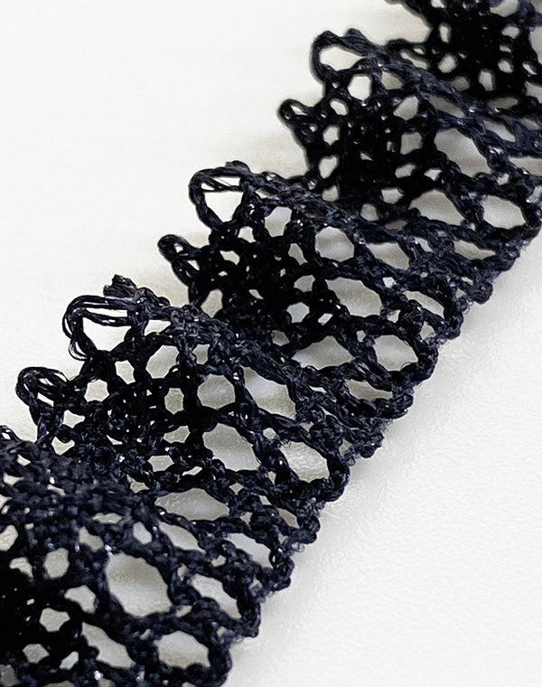 
                  
                    Load image into Gallery viewer, 16-06 / メタリックフリルレース / 1.5cm巾 / FC-0343
                  
                