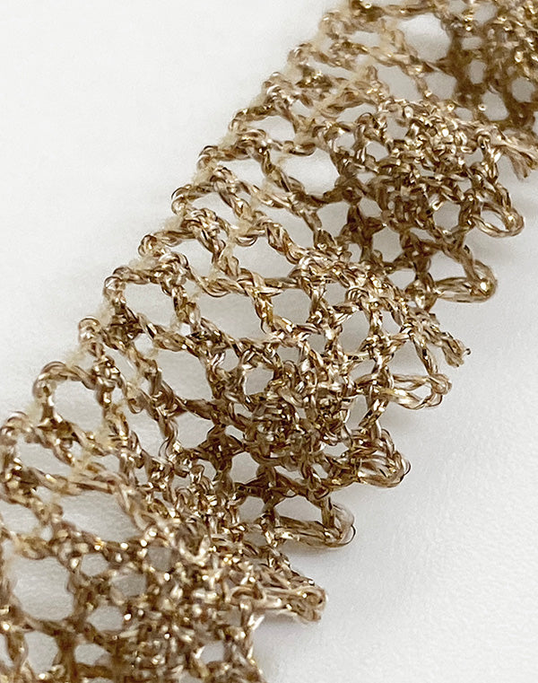 
                  
                    Load image into Gallery viewer, 16-06 / メタリックフリルレース / 1.5cm巾 / FC-0343
                  
                