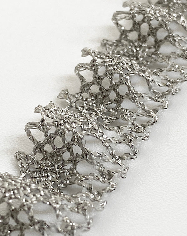 
                  
                    Load image into Gallery viewer, 16-06 / メタリックフリルレース / 1.5cm巾 / FC-0343
                  
                