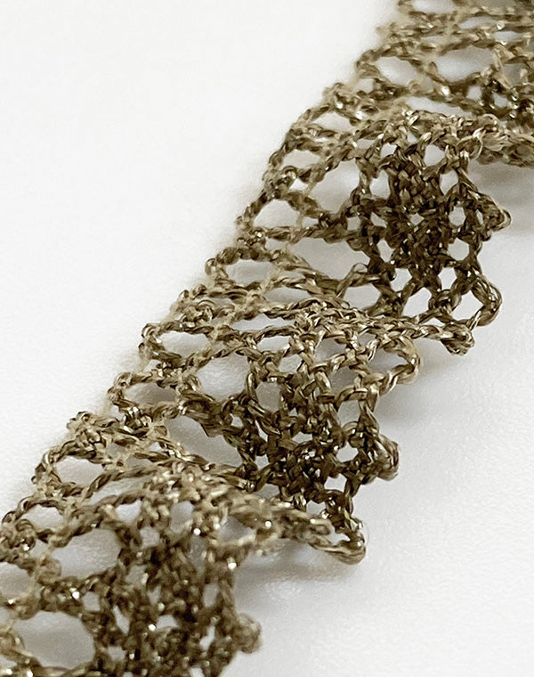 
                  
                    Load image into Gallery viewer, 16-06 / メタリックフリルレース / 1.5cm巾 / FC-0343
                  
                