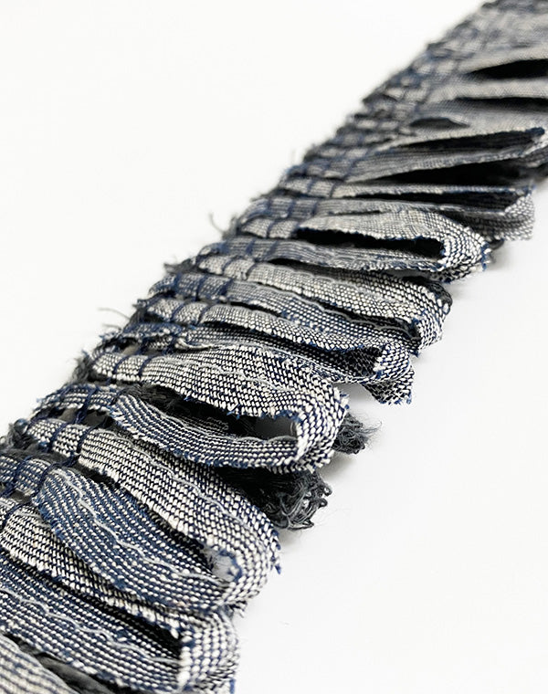 
                  
                    Load image into Gallery viewer, 16-10 / デニムフリンジ / 4.5cm巾 / FC-0347
                  
                