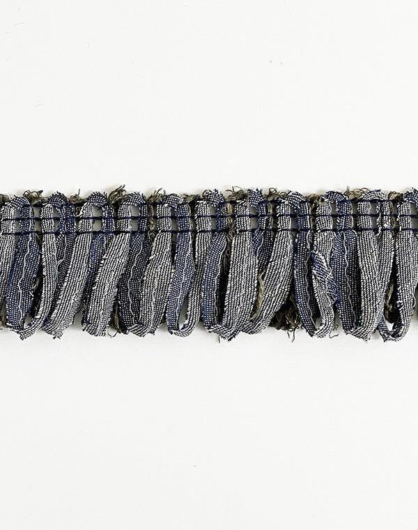 
                  
                    Load image into Gallery viewer, 16-10 / デニムフリンジ / 4.5cm巾 / FC-0347
                  
                
