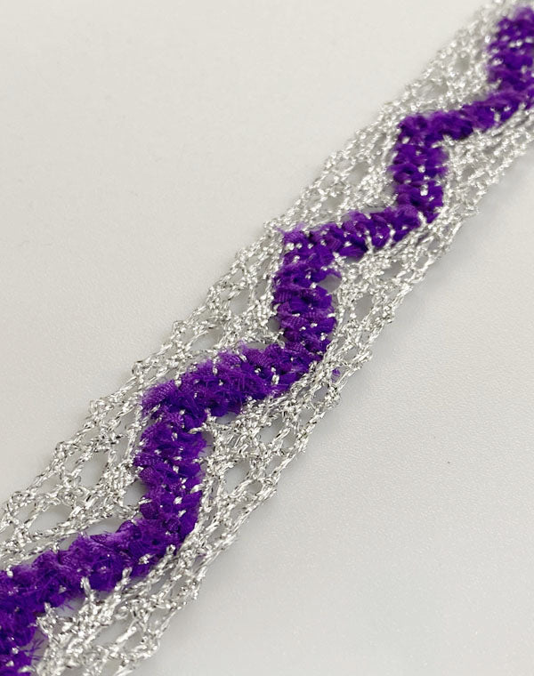 
                  
                    Load image into Gallery viewer, 19-07 / パールシフォンレース / 2.3cm巾 / FC-0356
                  
                