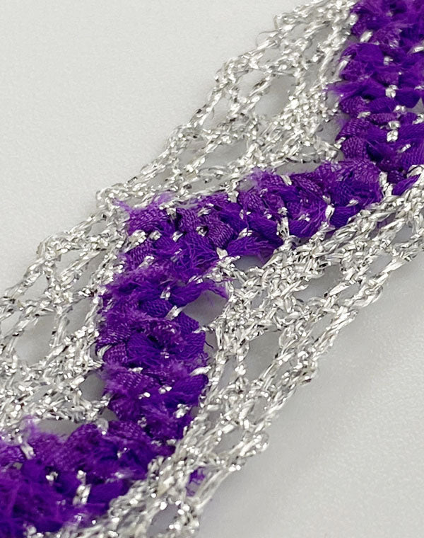 
                  
                    Load image into Gallery viewer, 19-07 / パールシフォンレース / 2.3cm巾 / FC-0356
                  
                