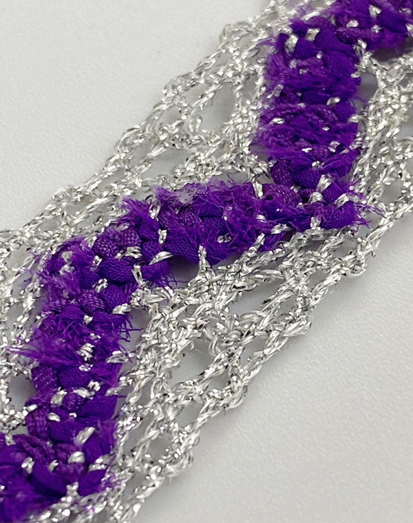 
                  
                    Load image into Gallery viewer, 19-07 / パールシフォンレース / 2.3cm巾 / FC-0356
                  
                