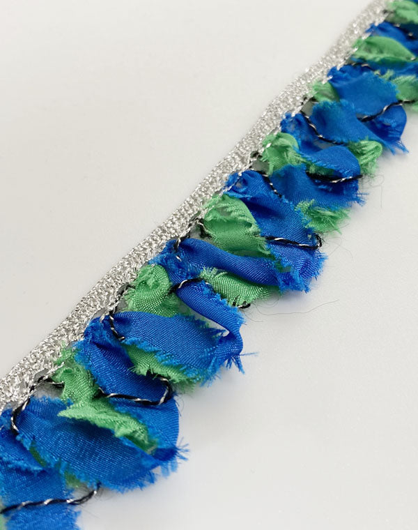 
                  
                    Load image into Gallery viewer, 19-09 / パールシフォンレースフリンジ / 3cm巾 / FC-0358
                  
                