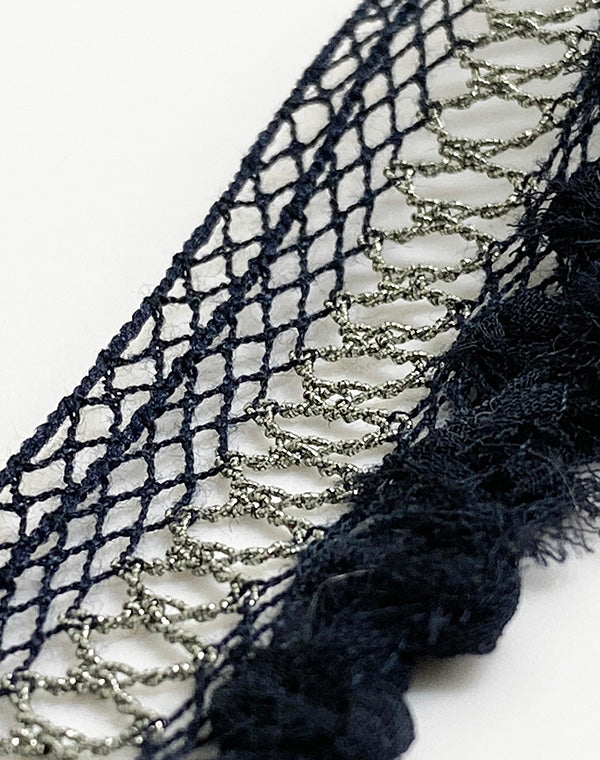 
                  
                    Load image into Gallery viewer, 17-09 / シフォンミックスレース / 2.5cm巾 / RZ-00804
                  
                