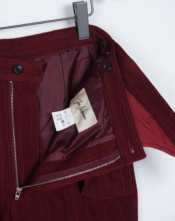 
                  
                    Load image into Gallery viewer, JUN MIKAMI - WOOL CORDUROY PANTS / 315340212001S
                  
                